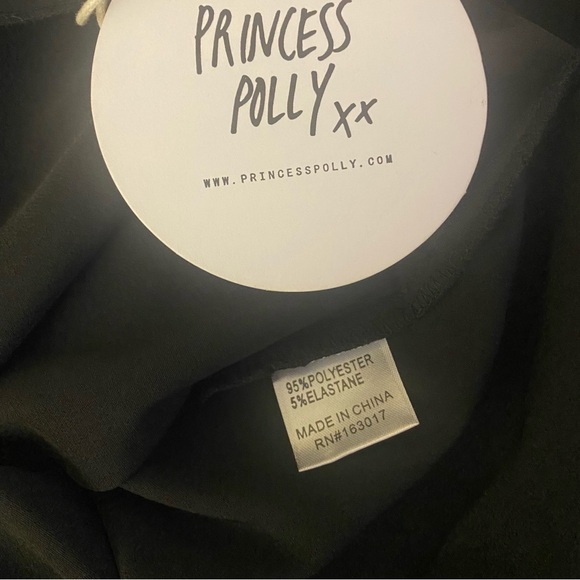 PRINCESS POLLY LOVEY BLACK PANTS NWT SIZE 6 - Picture 7 of 7